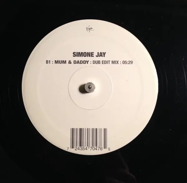 Simone Jay - Mum & Daddy, Electronic, Euro House, 2003 - Virgin Music, Italy, Vinyl 1x 12"