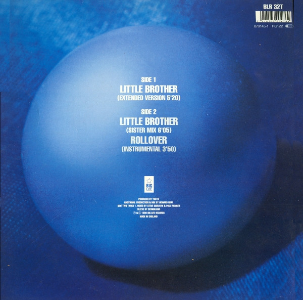 Blue Pearl - Little Brother - 1990 - Downtempo, House - Big Life - Vinyl 1x 12", 45 RPM