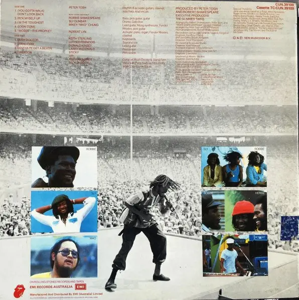 Peter Tosh - Bush Doctor, Reggae, Reggae, 1978 - Rolling Stones Records, Australia, Vinyl 1x LP, Album Stickered Scratch & Sn
