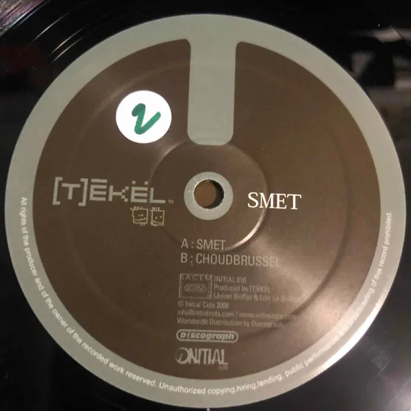 Album cover for Smet by [T]ékël