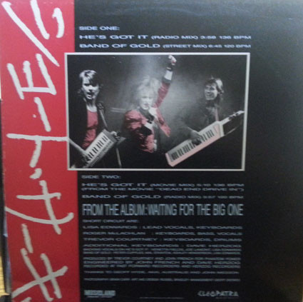 Short Circuit (2) - He's Got It / Band Of Gold, Electronic, Pop, Electro House, 1987 - Cleopatra Records (2), Australia, Viny