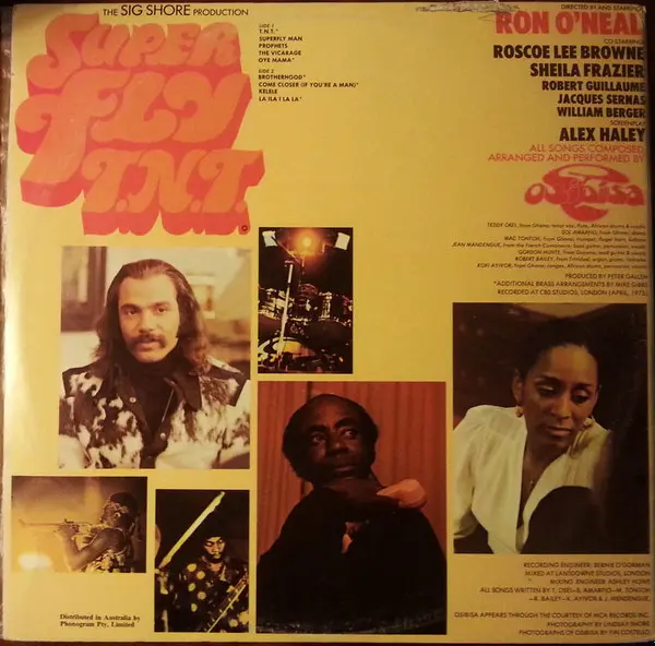 Osibisa - Super Fly T.N.T. (Original Motion Picture Soundtrack), Funk / Soul, Latin, Stage & Screen, Afrobeat, Free Funk, Sou