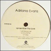 Album cover for Remember The Love by Adriana Evans