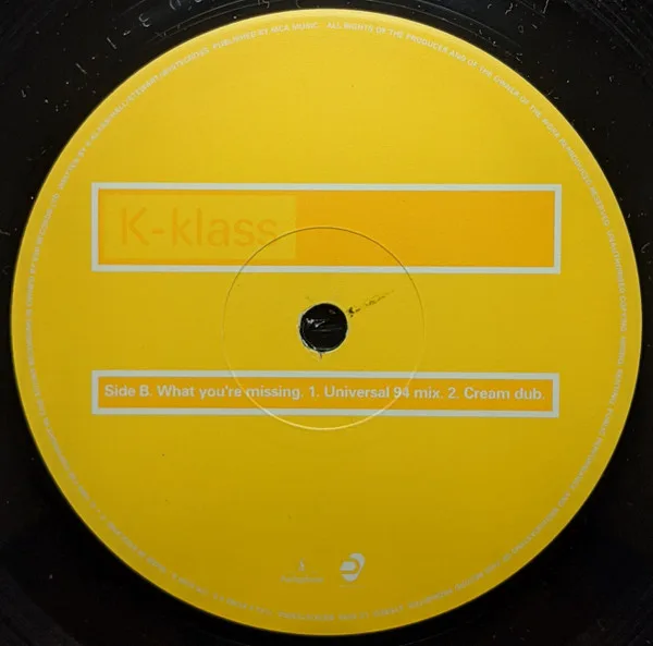 Album cover for What You're Missing by K-Klass