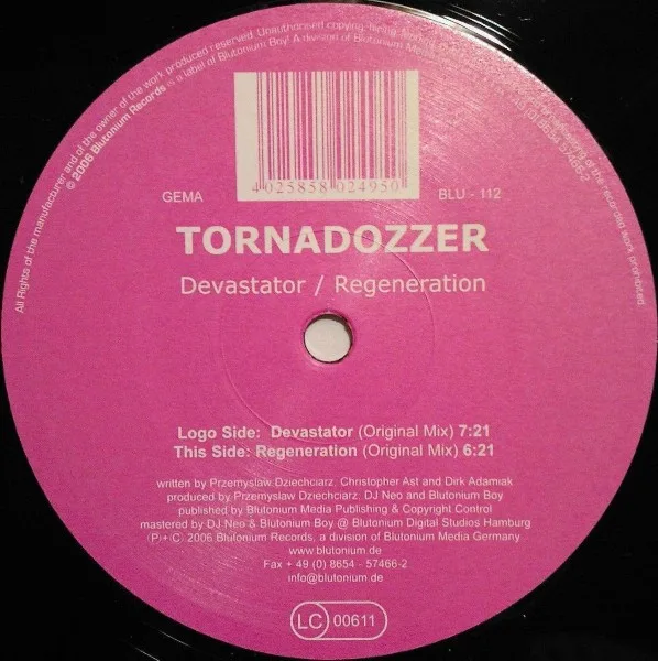 Album cover for Devastator / Regeneration by Tornadozzer