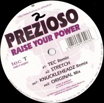 Prezioso - Raise Your Power, Electronic, Trance, 1998 - TeC, UK, Vinyl 1x 12", Maxi-Single