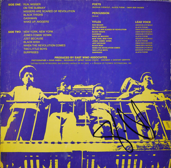 Last Poets, The - The Last Poets, Jazz, Non-Music, Poetry, 1970 - Douglas, US, Vinyl 1x LP, Album 1st Pressing, Gatefold
