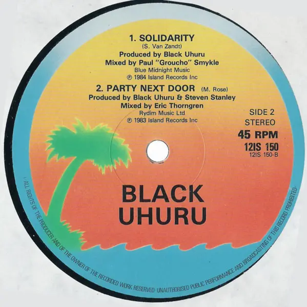 Black Uhuru - What Is Life?, Reggae, Dub, Roots Reggae, 1984 - Island Records, UK, Vinyl 1x 12", 45 RPM, Stereo