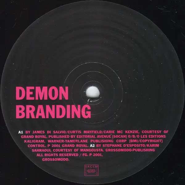 Album cover for Branding by Demon