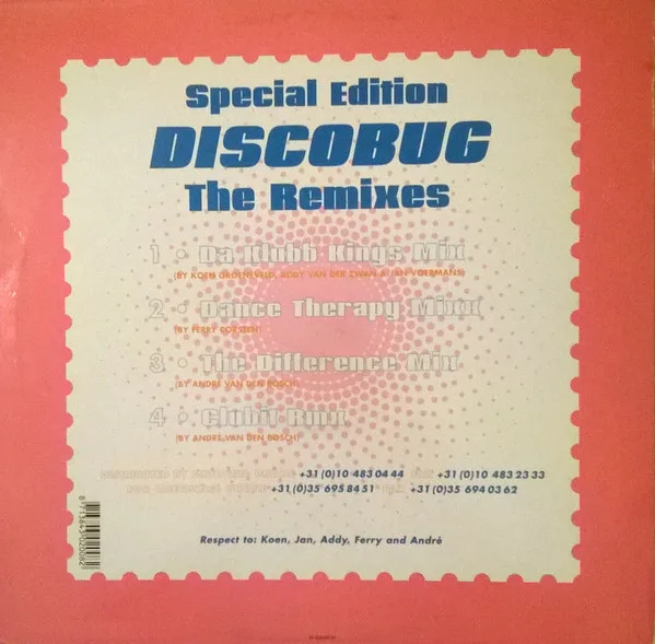 Album cover for Discobug (The Remixes) by Freakyman