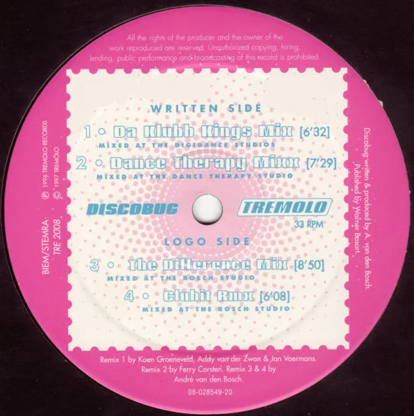 Album cover for Discobug (The Remixes) by Freakyman