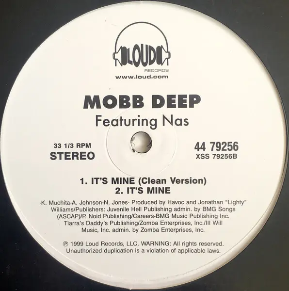 Mobb Deep - Quiet Storm (Remix) / It's Mine, Hip Hop, 1999 - Loud Records, US, Vinyl 1x 12", Single