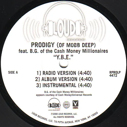 Album cover for Y.B.E. (Young Black Entrepreneurs) by Prodigy