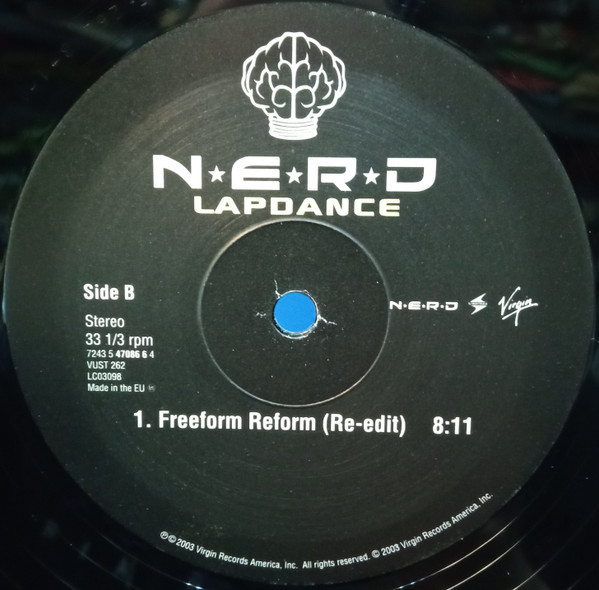N*E*R*D - Provider / Lapdance, Electronic, Hip Hop, Downtempo, House, 2003 - Virgin, UK, Vinyl 1x 12"