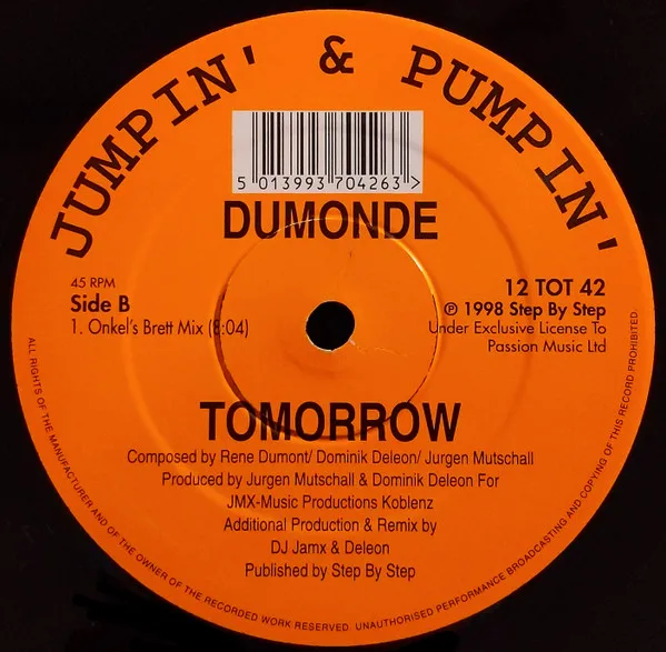 Album cover for Tomorrow by DuMonde