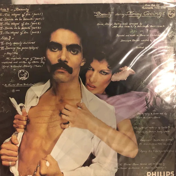 Album cover for Beauty by Santa Esmeralda Starring Jimmy Goings