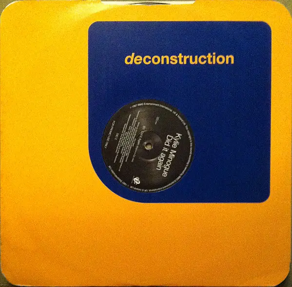 Kylie Minogue - Did It Again, Electronic, House, Trance, Tribal House, 1997 - Deconstruction, UK & Ireland, Vinyl 1x 12", 33 