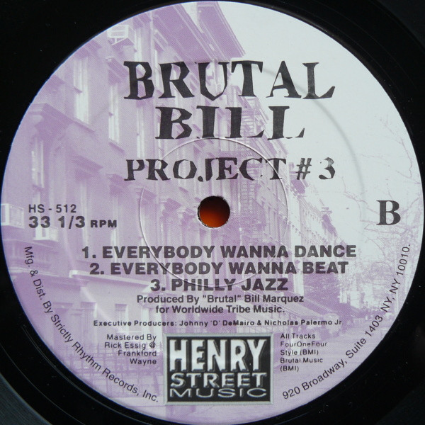 Album cover for Project #3 by Brutal Bill
