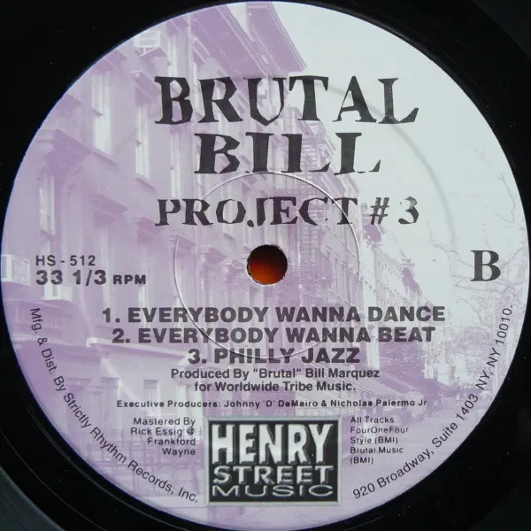 Album cover for Project #3 by Brutal Bill