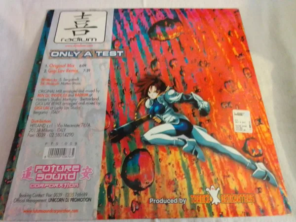 Album cover for Only A Test by Radium (2)