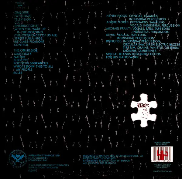 Album cover for The Beatnigs by Beatnigs, The