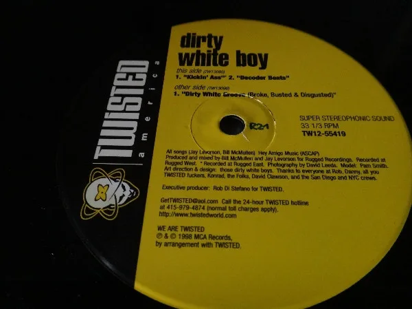 Album cover for Kickin' Ass / Dirty White Groove by Dirty White Boy