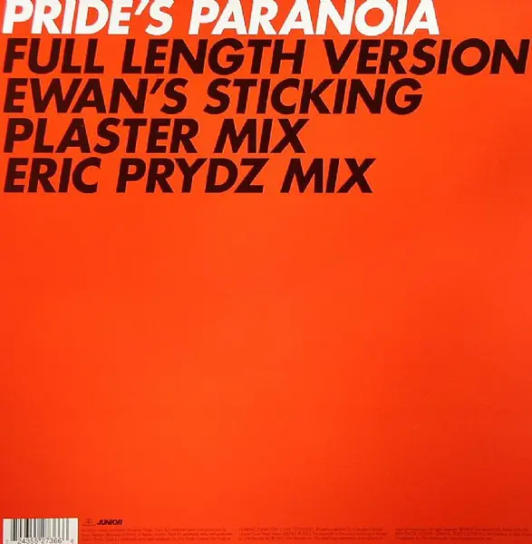 Album cover for Pride's Paranoia by Futureshock