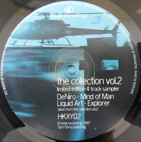 Various - The Collection Vol.2, Electronic, Tech Trance, 1997 - Hook Recordings, UK, Vinyl 1x 12", Limited Edition, Sampler, 