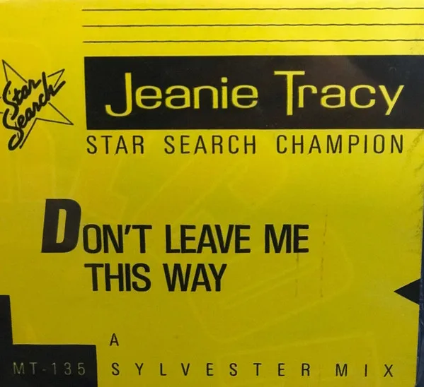 Album cover for Don't Leave Me This Way by Jeanie Tracy
