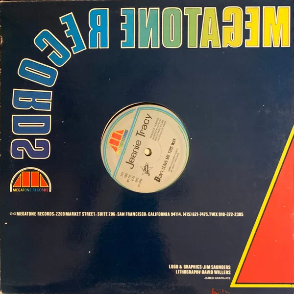 Album cover for Don't Leave Me This Way by Jeanie Tracy