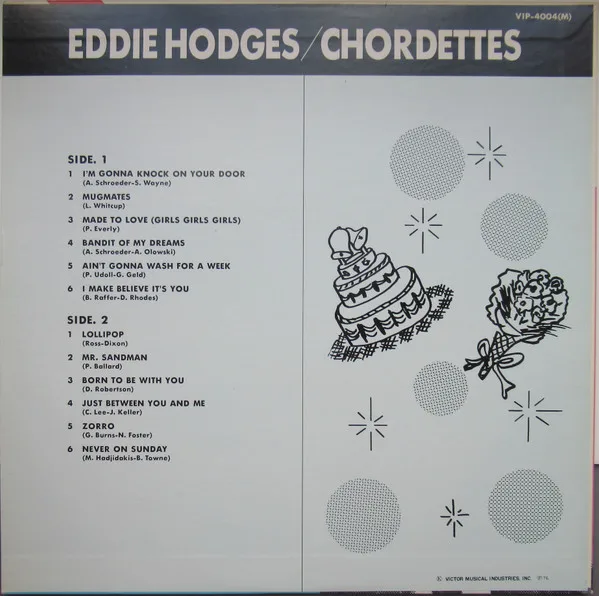 Album cover for Eddie Hodges / Chordettes Best by Eddie Hodges, Chordettes, The