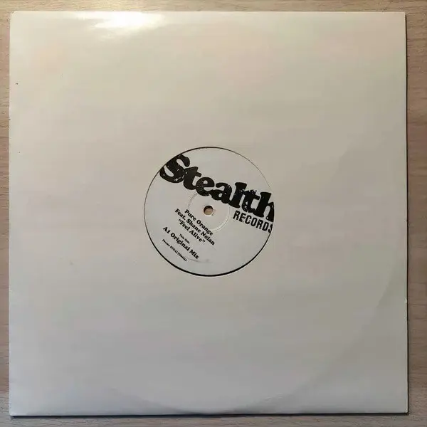 Pure Orange Feat. Shane Nolan - Feel Alive, Electronic, House, 2003 - Stealth Records (2), Netherlands, Vinyl 1x 12"