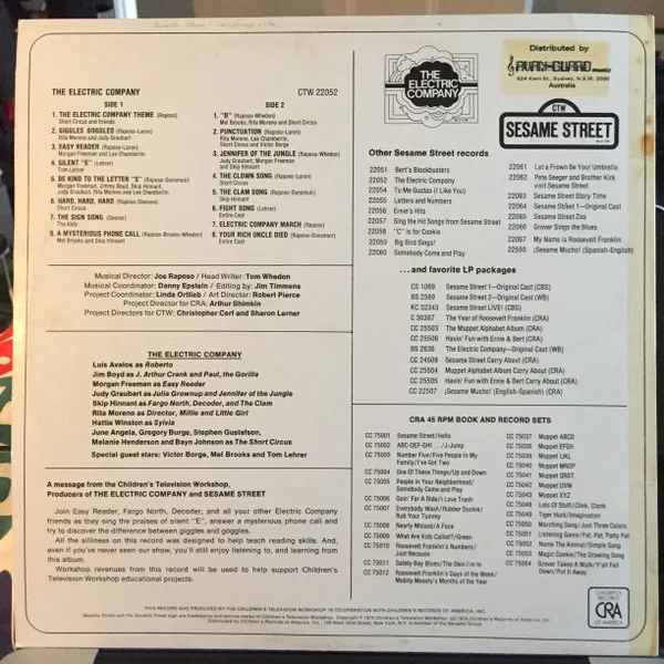 Album cover for The Electric Company by Electric Company (2), The