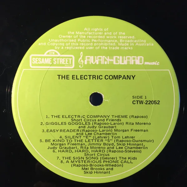 Album cover for The Electric Company by Electric Company (2), The