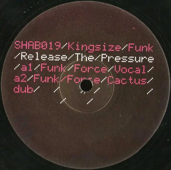 Album cover for Release The Pressure by Kingsize Funk