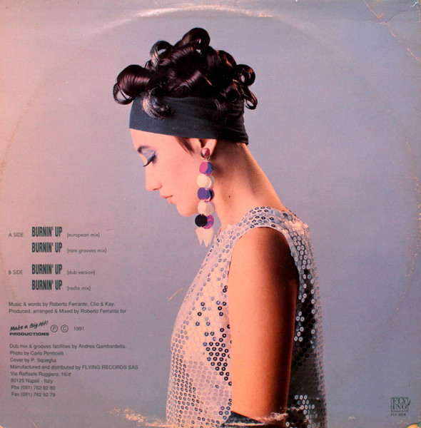 Album cover for Burnin' Up by Jamie Dee