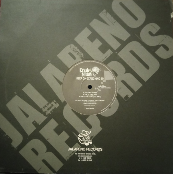 Kraak & Smaak - Keep On Searching EP, Electronic, Breaks, 2003 - Jalapeno Records, UK, Vinyl 1x 12", EP