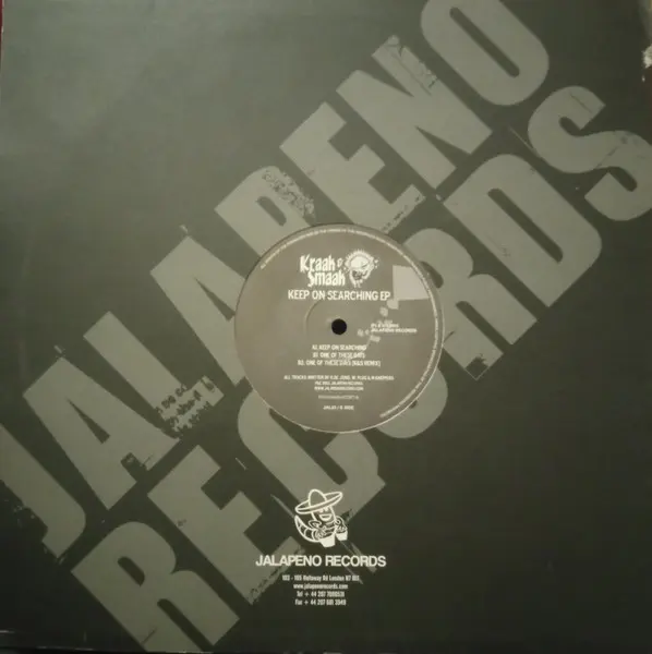 Kraak & Smaak - Keep On Searching EP, Electronic, Breaks, 2003 - Jalapeno Records, UK, Vinyl 1x 12", EP