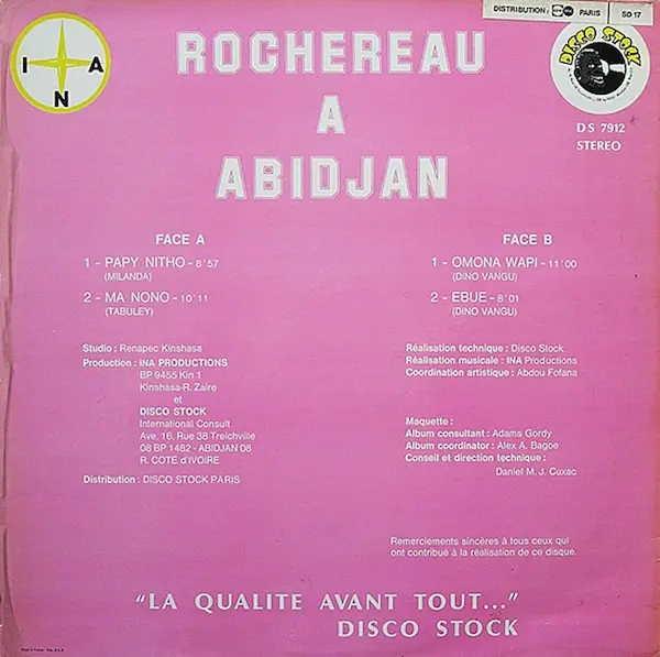 Tabu Ley Rochereau Et Orchestre Afrisa L'International - Rochereau À Abidjan Vol. 1, Folk, World, & Country, Funk / Soul, Afr