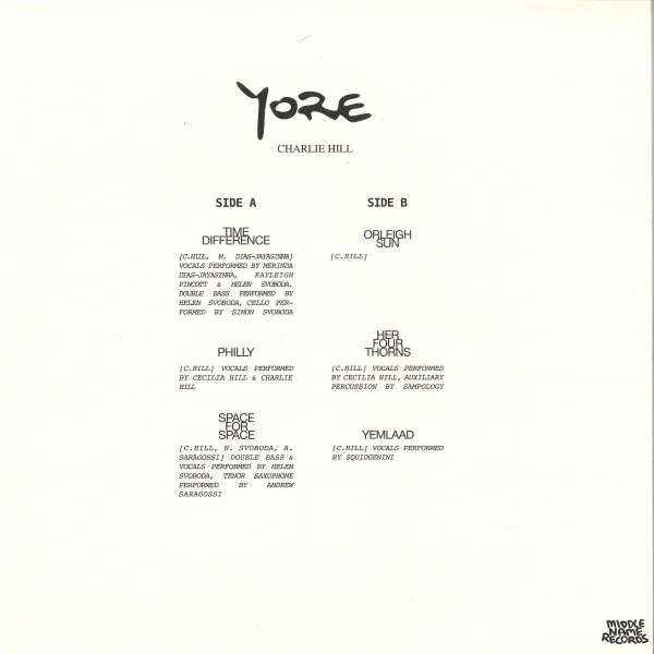 Album cover for Yore by Charlie Hill (11)