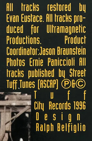 Album cover for Mo Love's Basement Tapes by Ultramagnetic MC's