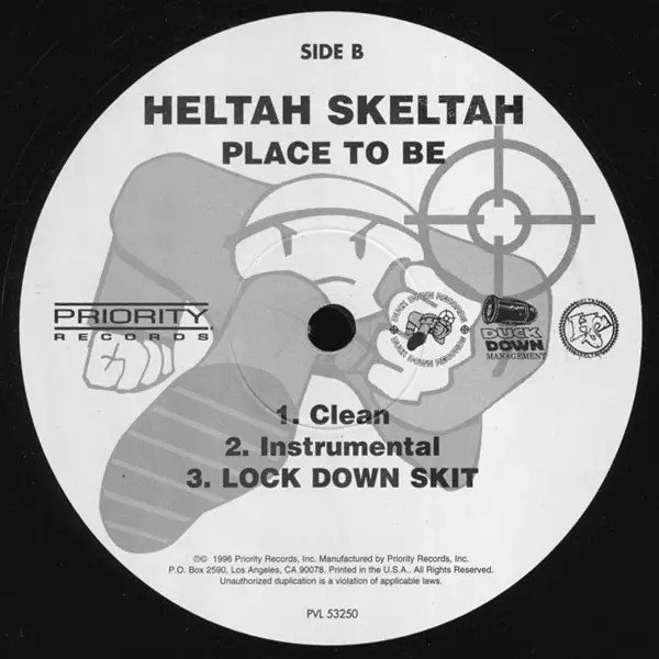 Heltah Skeltah - Therapy, Hip Hop, 1996 - Priority Records, US, Vinyl 1x 12", 33 ⅓ RPM