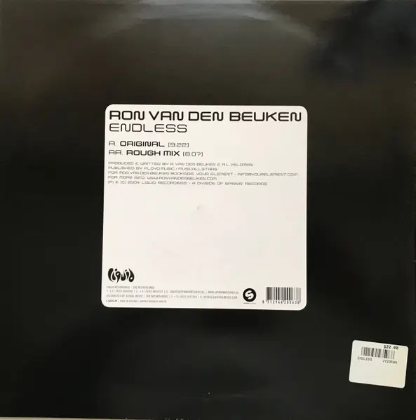 Album cover for Endless by Ron van den Beuken