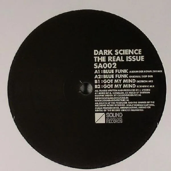 Album cover for The Real Issue by Dark Science