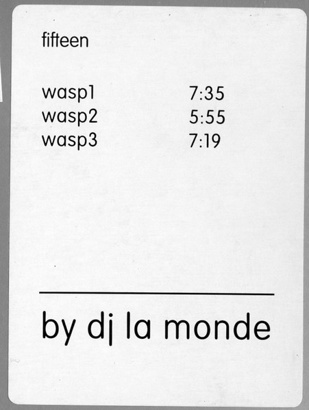 DJ La Monde - Wasp, Electronic, Techno, 1998 - Monoïd, Germany, Vinyl 1x 12"