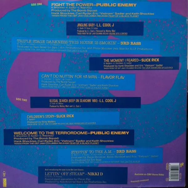 Various - Def Jam Classics Volume II, Hip Hop, 1990 - Def Jam Recordings, UK, Vinyl 1x LP, Compilation