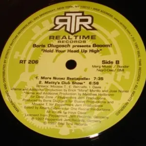 Boris Dlugosch Presents Booom! - Hold Your Head Up High, Electronic, House, 1997 - Realtime Records, US, Vinyl 2x 12", 33 ⅓ R