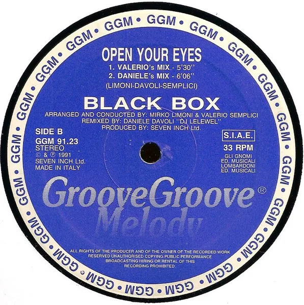 Album cover for Open Your Eyes by Black Box