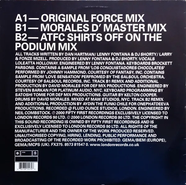 Album cover for Chocolate Sensation by Lenny Fontana & DJ Shorty