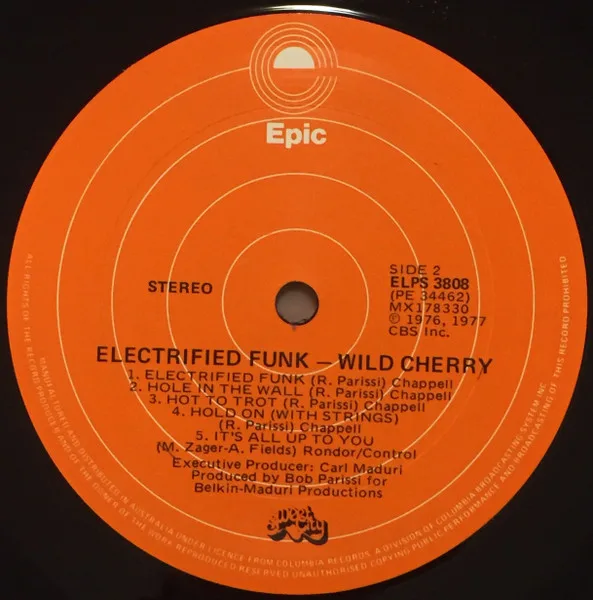 Album cover for Electrified Funk by Wild Cherry